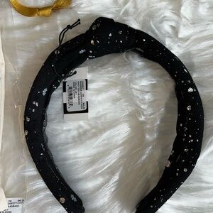 Lele Sadoughi x Hilaria Baldwin Collab Shimmer Confetti Kids Knotted